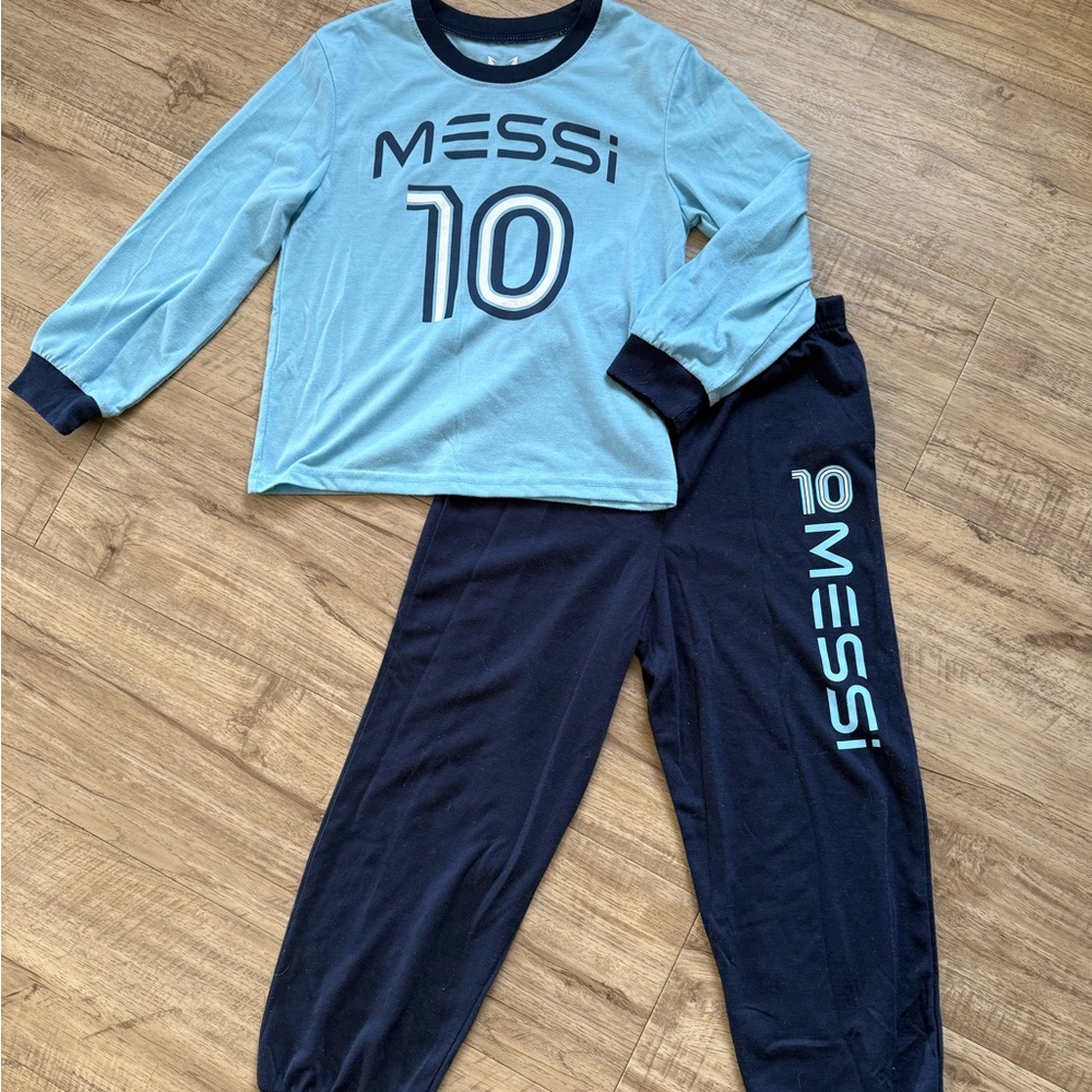 Kids Pajamas Set - Blue and Black